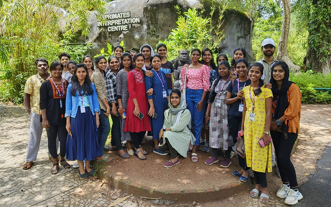 Visit to Zoological Park at Trivandrum