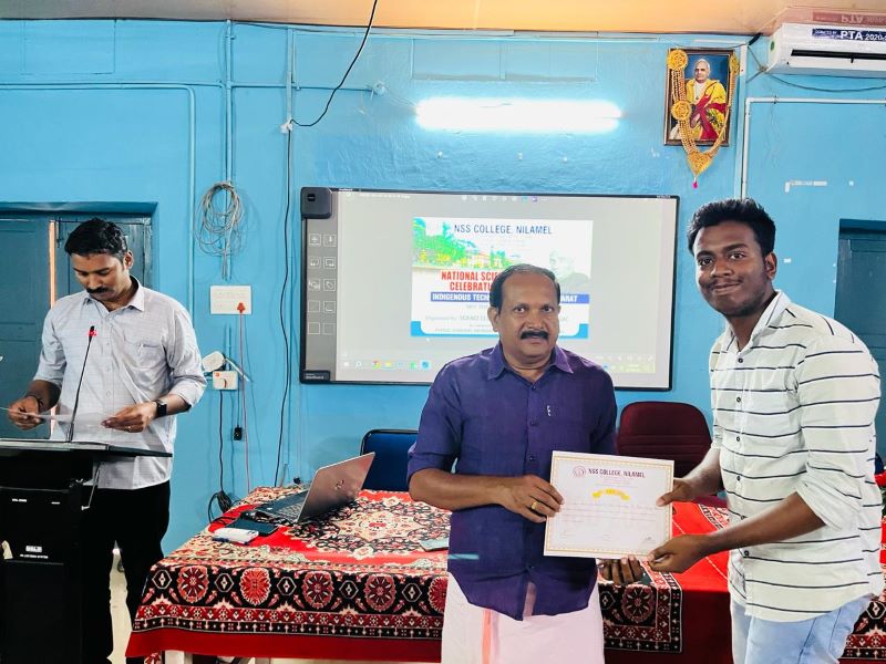 Paper presentation- NSS College, Nilamel